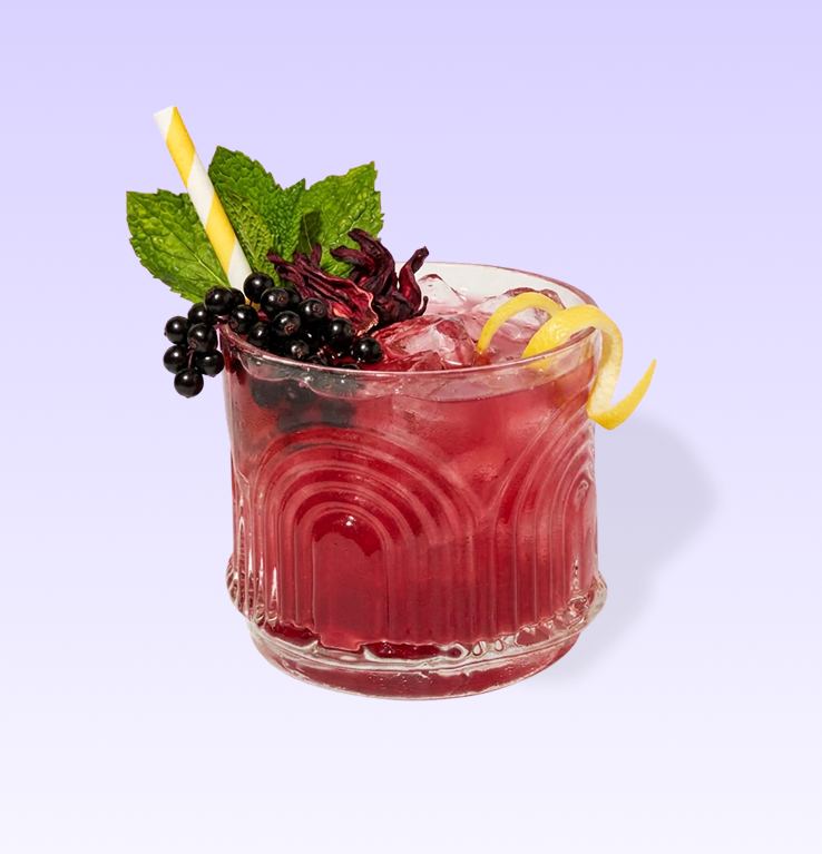 Elderberry Lemonade THC Drink Mix